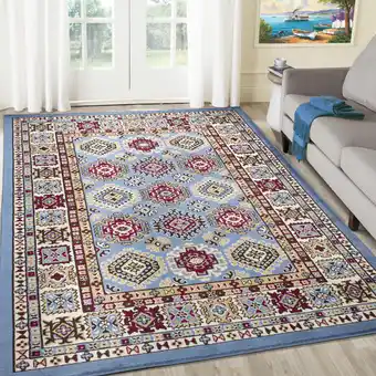 Walmart A2Z Qashqai 5577 Persian Oriental Afghan Medallion Mediterranean Large Dining Room Soft Area Rug Tapis Carpet (3x5 4x6 5x7 5x offer