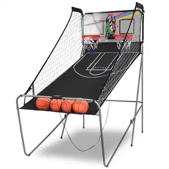 Walmart Indoor Basketball Arcade Game Double Electronic Hoops shot 2 Player W/ 4 Balls offer