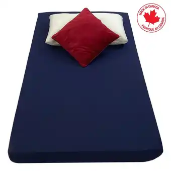 Walmart ViscoLogic PRESTIGE Flip able Reversible Twin Foam Mattress Perfect for Bunk Bed, Trundle, Guest Bed and Caravan Bed (Dark Bl offer