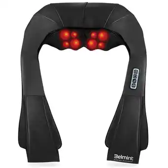 Walmart Belmint Shiatsu Massager with Heat, 8 Deep Kneading Nodes for Neck, Back and Shoulder offer