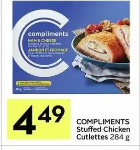 IGA Compliments Stuffed Chicken Cutlettes offer