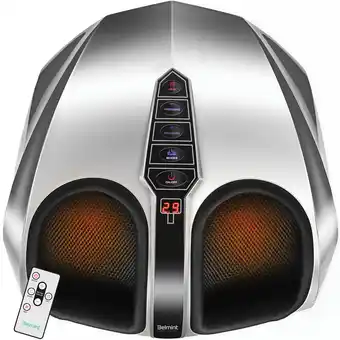 Walmart Belmint Shiatsu Foot Massager with Heat, Deep-Kneading, 5 Pressure Settings, Non Slip Rubber Feet offer