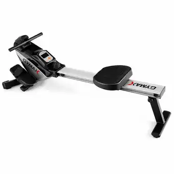Walmart Gymax Folding Magnetic Rowing Machine Rower Exercise Cardio Adjustable Resistance offer