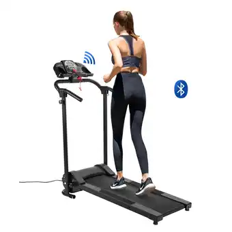 Walmart Motorized Treadmill Fitness Health Running Machine Equipment 43.3" x 15.7" offer