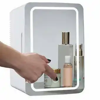 Walmart Koolatron Mirrored LED Fridge - 6 Litres/6.3 Quarts offer