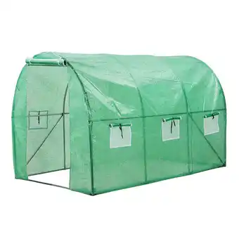 Walmart Walk-In Steady Steel Frame Greenhouse Tunnel Warm Garden House Growing Plant 115 3/4 x 77 11/64 x 77 11/64 inch offer