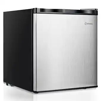 Walmart 1.1 cu.ft. Compact Mini Upright Freezer Stainless Steel Single Door Home Dorm offer