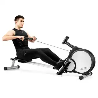 Walmart Costway Magnetic Rowing Machine Foldable Exercise Rower w/LCD Monitor for Home Gym offer