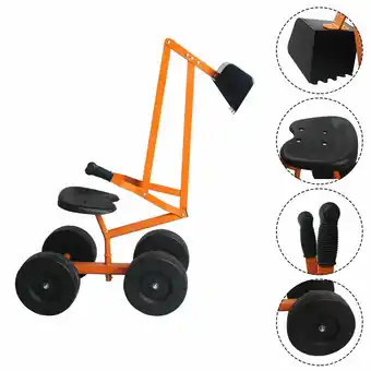 Walmart Heavy Duty Kid Ride-on Sand Digger Digging Scooper Excavator for Sand Toy offer