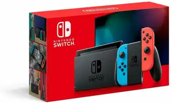 Walmart Refurbished Nintendo HAD S KABAA USZ Switch with Neon Blue and Neon Red Joy Con offer