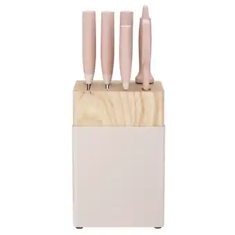 Walmart ZWILLING NOW PINK S7 PIECE KNIFE BLOCK SET offer