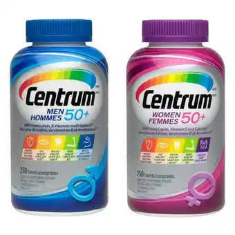 Walmart Centrum Complete Multivitamin and Mineral Supplement for Men & Women 50+ offer