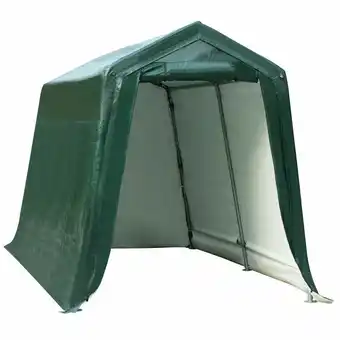 Walmart Gymax 7'x12' Patio Tent Carport Storage Shelter Shed Car Canopy Heavy Duty Green offer