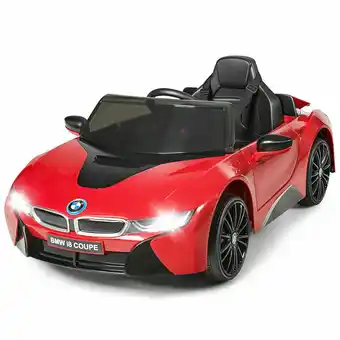 Walmart Gymax 12V Licensed Electric Kids Ride on Car BMW I8 w/ MP3 Remote Control Black offer