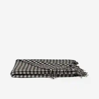 Walmart Gingham Faux Cashmere Throw Blanket offer