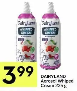 IGA Dairyland Aerosol Whiped Cream offer