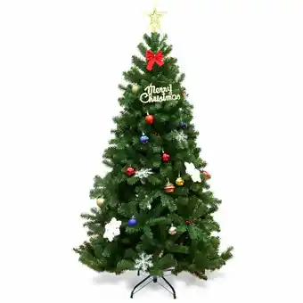 Walmart Gymax 6' Christmas Tree Artificial PVC Metal Stand Holiday Decor offer