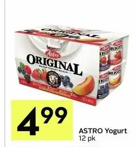 IGA Astro Yogurt offer