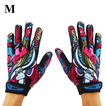 Walmart Qiilu 1Pair/Set M/L/XL Winter Warm Bicycle Touch Screen Full Finger Gloves For Cycling Hiking,Cycling Gloves, Mountain Bike G offer