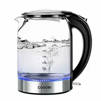 Walmart COSORI 1.7L Electric Kettle(BPA-Free), Cordless Glass Boiler Hot Water & Tea Heater with LED Indicator Light,Auto Shut-Off & offer
