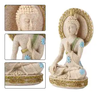 Walmart Peahefy Buddha Statue, Stone Buddha Statue,Fengshui Sandstone Buddha Statue Home Hotel Decoration Ornament Gift offer