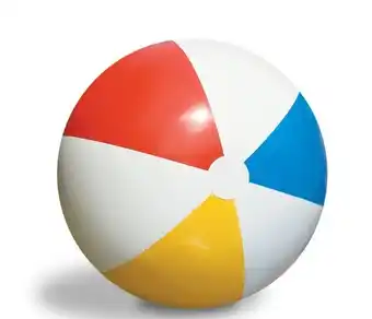 Walmart 30-Inch Inflatable Vibrant Colored Water Sports Classic Beach Ball offer