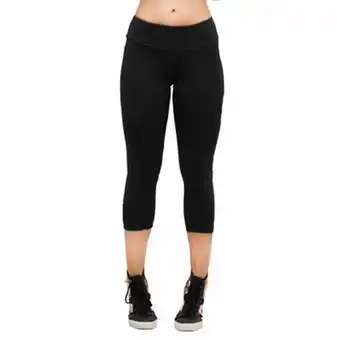Walmart Women Tights Capri YOGA Running Pants High Waist Cropped Leggings Fitness offer