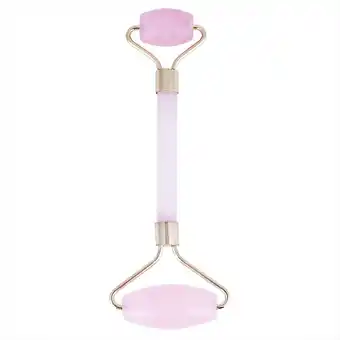 Walmart Spptty Natural Double Head Rose Quartz Jade Slimming Face Beauty Massage Roller, Face Massage Roller, Jade Roller offer