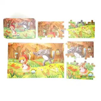 Walmart Fosa 600pcs Puzzles Kid Jigsaw Puzzles Cute Cartoon Image Puzzle Children Toy Gift With Iron Box offer