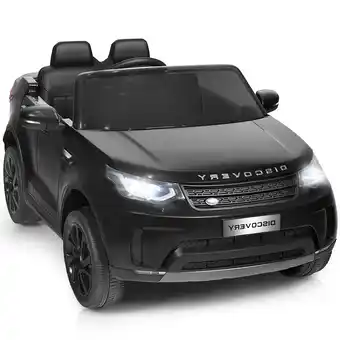 Walmart Gymax 12V Land Rover Licensed Kids Ride On Car w/ MP3 Remote Control White offer