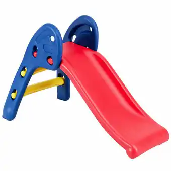Walmart Gymax 2 Step Children Folding Slide Plastic Fun Toy Up-down For Kids Indoor & Outdoor offer