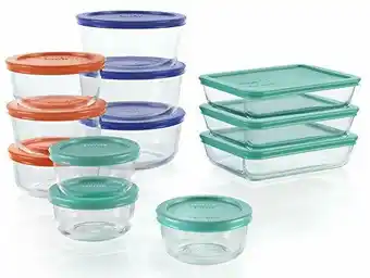 Walmart Pyrex Simply Store Glass Storage Starter Set (24-Piece, BPA-Free) offer