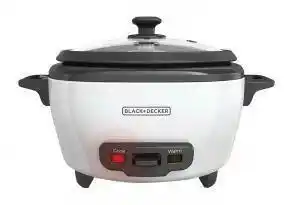 Walmart B&D RC506 WHITE RICE COOKER 6CUP STEAMER BASKET NONSTICK offer