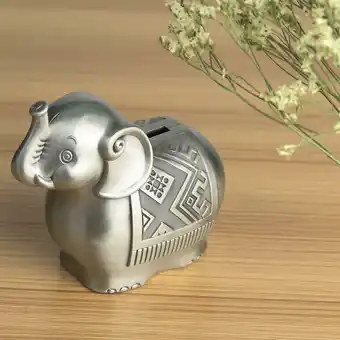 Walmart Fdit Alloy Material Cute Elephant Shape Coin Bank Money Saving Box for Kid Gift, Money Saving Bank, Money Saving Box offer