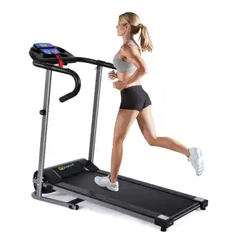 Walmart 1100W Folding Electric Treadmill Support Motorized Power Running Machine offer