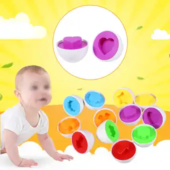 Walmart WALFRONT Baby Wise Kids Learning Toys Egg Toy Toddler Creative Toy Child Learn Toy Cognitive Development Toy Toddler Toy Lear offer