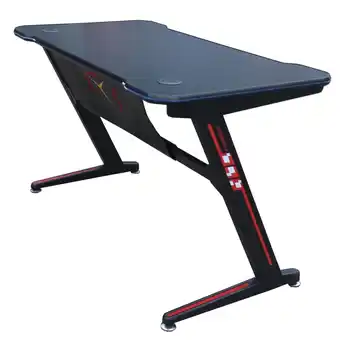 Walmart ViscoLogic Gaming Desk Computer Table Z- Shape Sports Racing Table with LED Lights offer