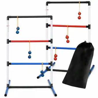 Walmart Gymax Ladder Ball Toss Game Set Indoor Outdoor W/6 Bolas Score Tracker Carrying Bag offer