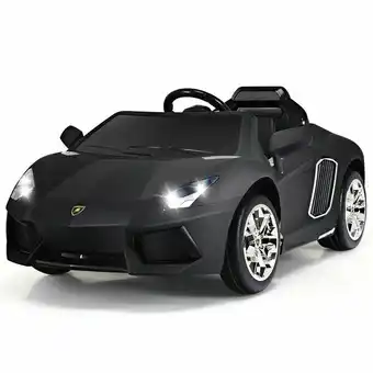 Walmart Gymax 12V Lamborghini Aventador Licensed Electric Kids Ride On Car RC w/Lights & Music offer