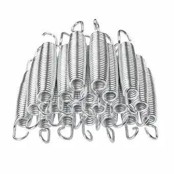 Walmart 20 Pcs 5 1/2" Trampoline Springs Heavy Duty Galvanized Steel High Tensile Replacement Set Kit offer