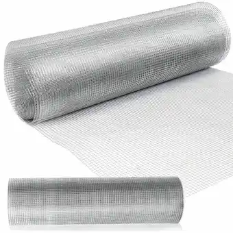 Walmart 48'' x 50' 1/2inch Wire Fence Mesh Cage Roll Garden 19 Gauge Galvanized Wire offer