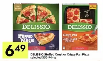 IGA Delissio Stuffed Crust or Crispy Pan Pizza offer