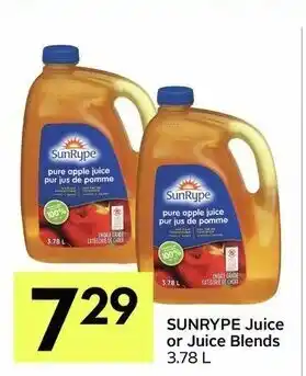 IGA Sunrype Juice or Juice Blends offer