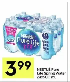 IGA Nestlé Pure Life Spring Water offer