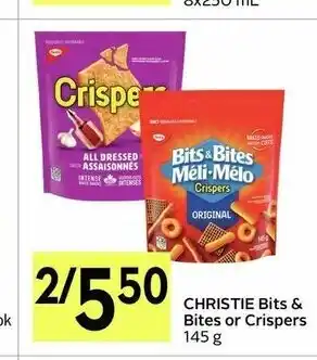 IGA Christie Bits & Bites or Crispers offer