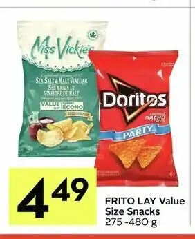 IGA Frito Lay Value Size Snacks offer