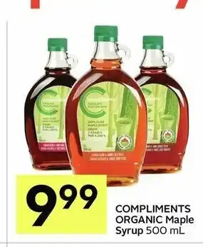IGA Compliments Organic Maple Syrup offer