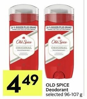 IGA Old Spice Deodorant offer