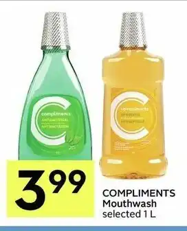 IGA Compliments Mouthwash offer