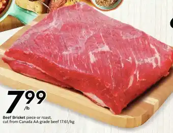 Sobeys Beef Brisket offer